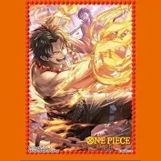 One Piece Card Game Official Sleeves: Assortment 10 - Portgas.D.Ace (70-Pack)